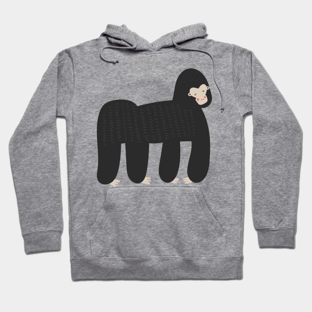 Naive Gorilla Hoodie by JunkyDotCom